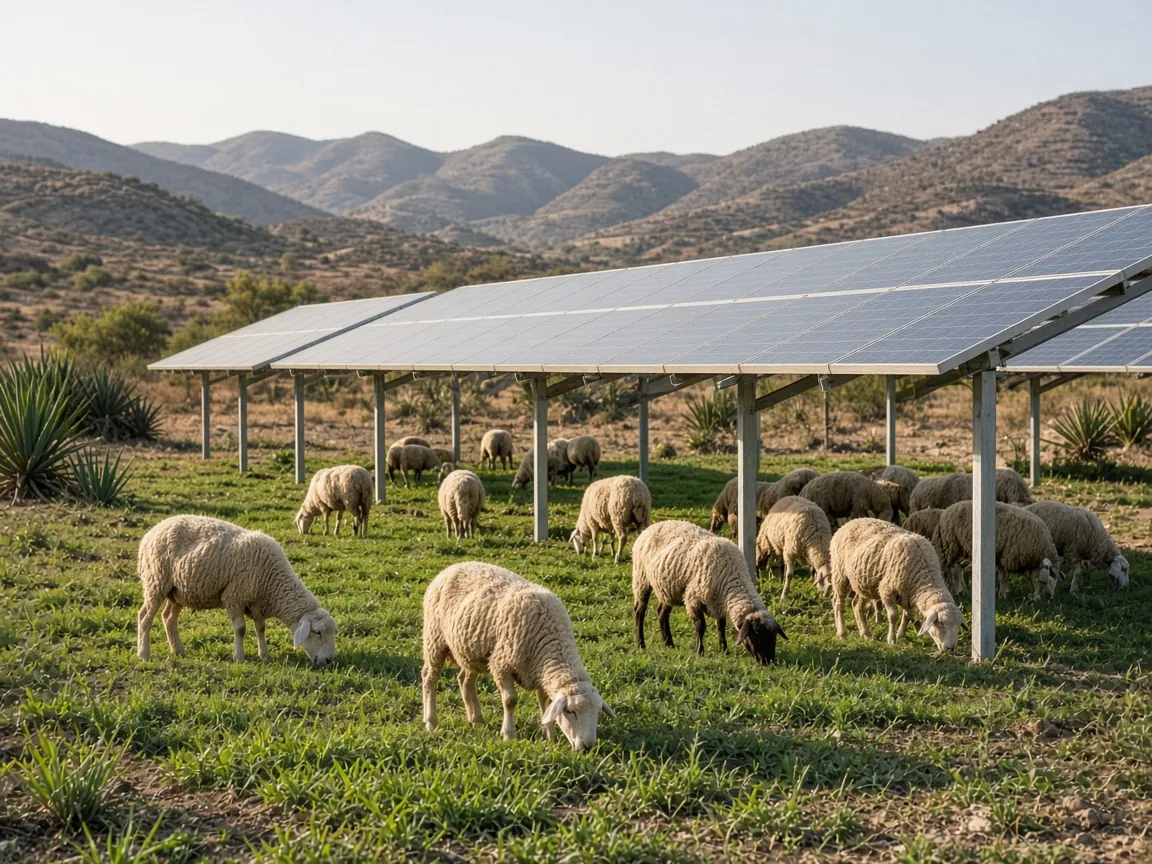 Pastoreio solar: imagem ilustrativa